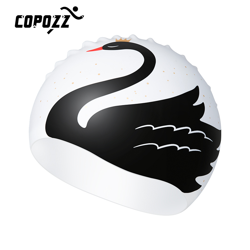Swim Hat Silicone - Topi Renang Dewasa Pola Topi Kolam
