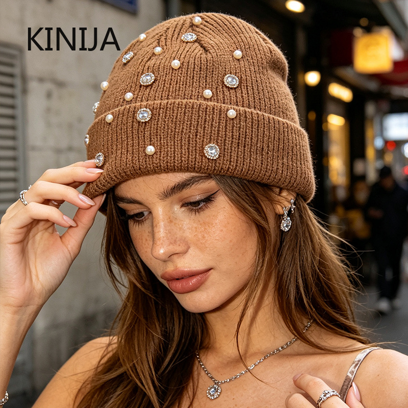 Topi Beanie Rajut Musim Dingin - Beanie Cuffed Knit ulasan dan harga