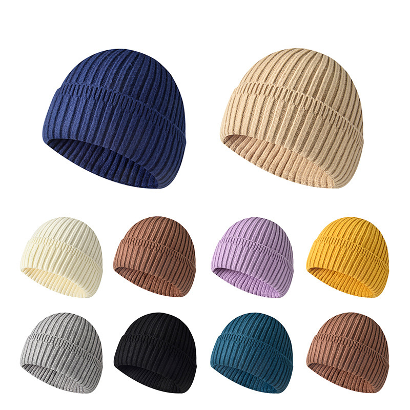 Topi Kupluk Musim Dingin Hanga - Beanie Cuffed Knit ulasan dan harga