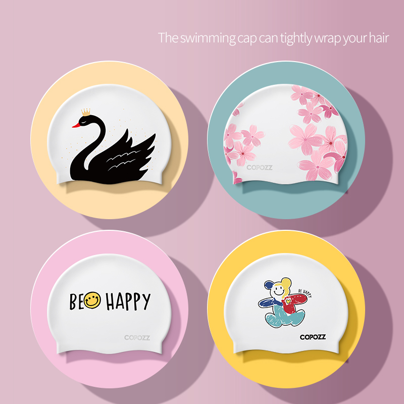 Topi Renang Dewasa Pola Topi K - Swim Hat Silicone ulasan dan harga