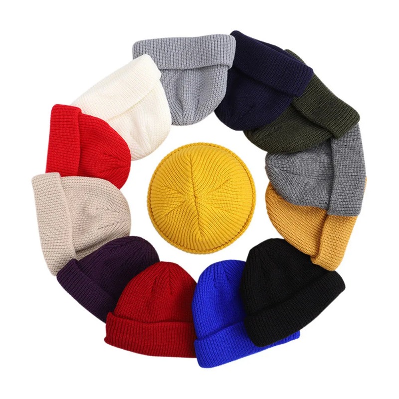 Topi Kupluk Rajut Lembut untuk - Beanie Cuffed Knit ulasan dan harga