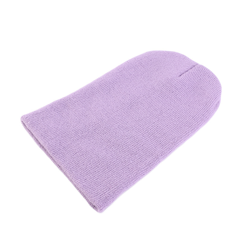 Topi Beanie Rajut Warna Solid, - Beanie Cuffed Knit ulasan dan harga